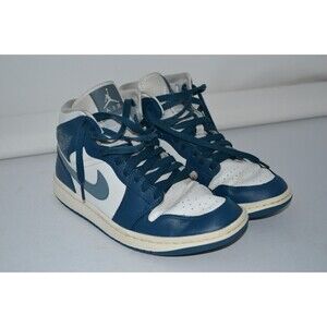 Air Jordan 1 Mid Women's Shoes Size 8.5 WMN Sky J French Blue BQ6472-414 Sneaker